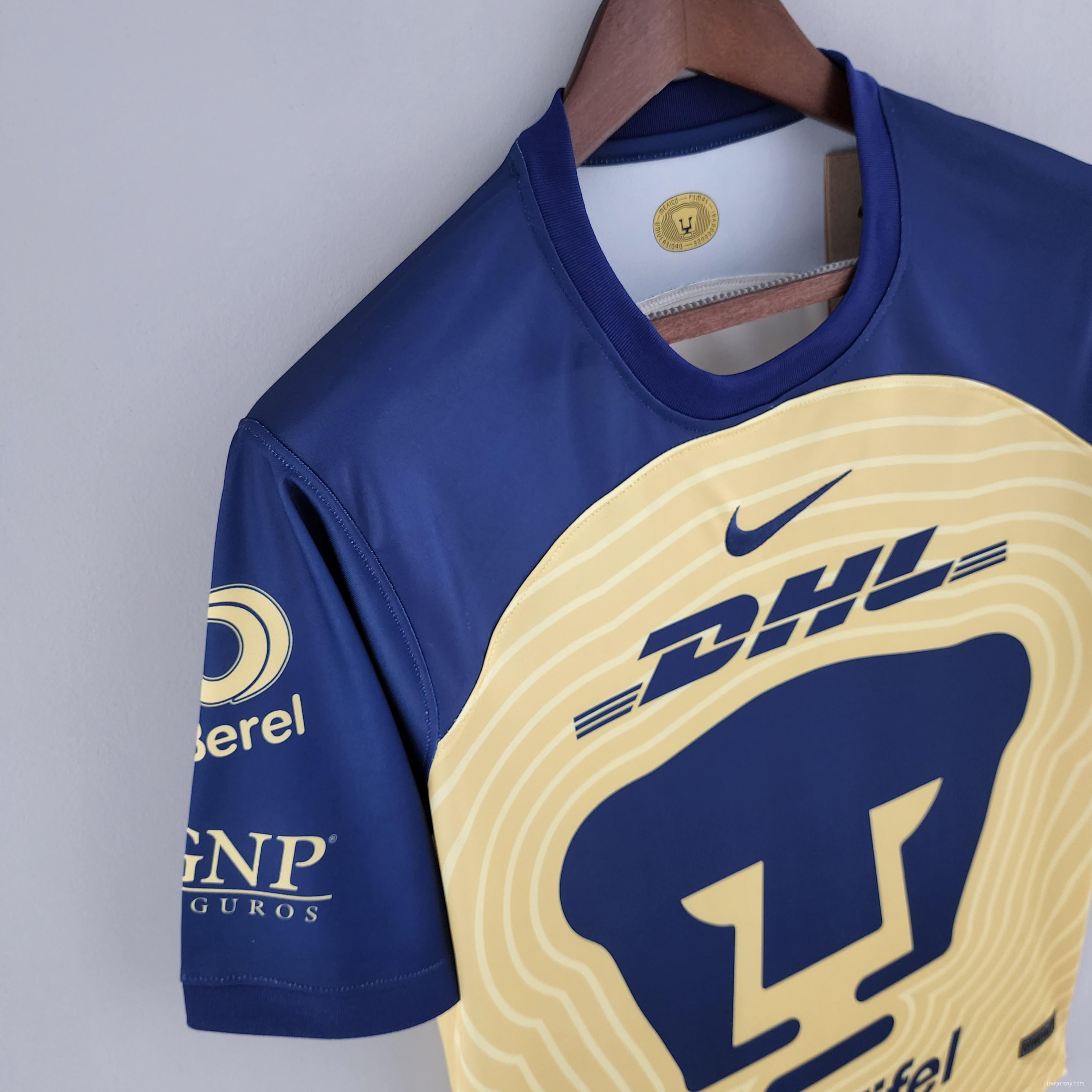 22/23 Pumas UNAM Mexiko Home Soccer Jersey