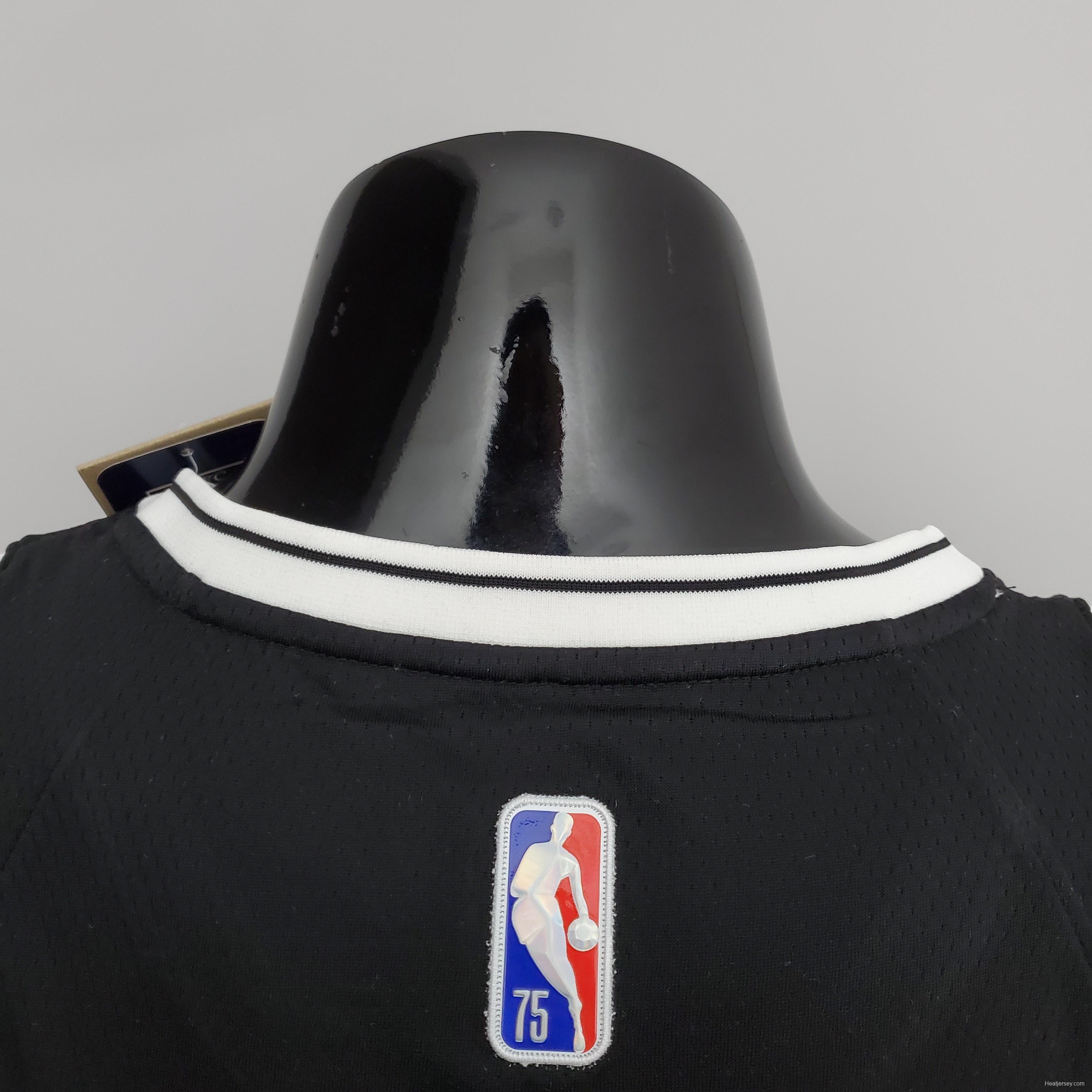 NBA 75th Anniversary Simmons #10 Nets Black Jersey