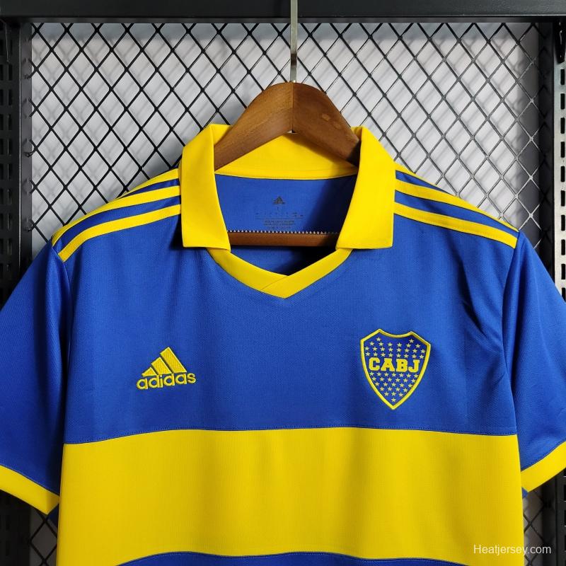 22/23 Boca Juniors Home Soccer Jersey