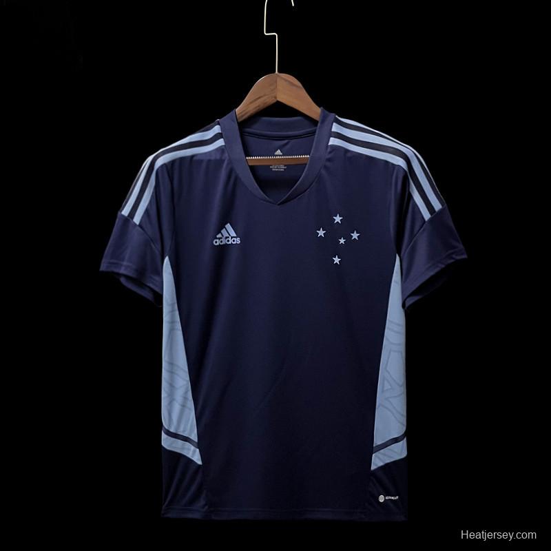 22/23 Cruzeiro Navy Training Jersey