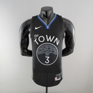 2020 POOLE#3 Warriors City Edition Black &amp; Grey NBA Jersey