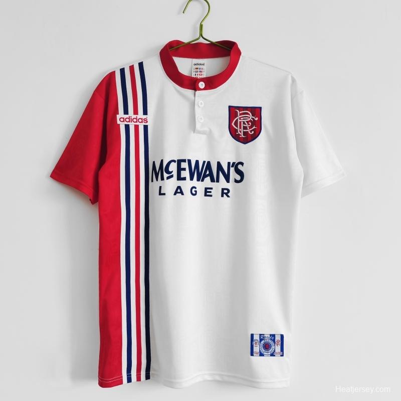 Retro 1996/97 Rangers Away Soccer Jersey