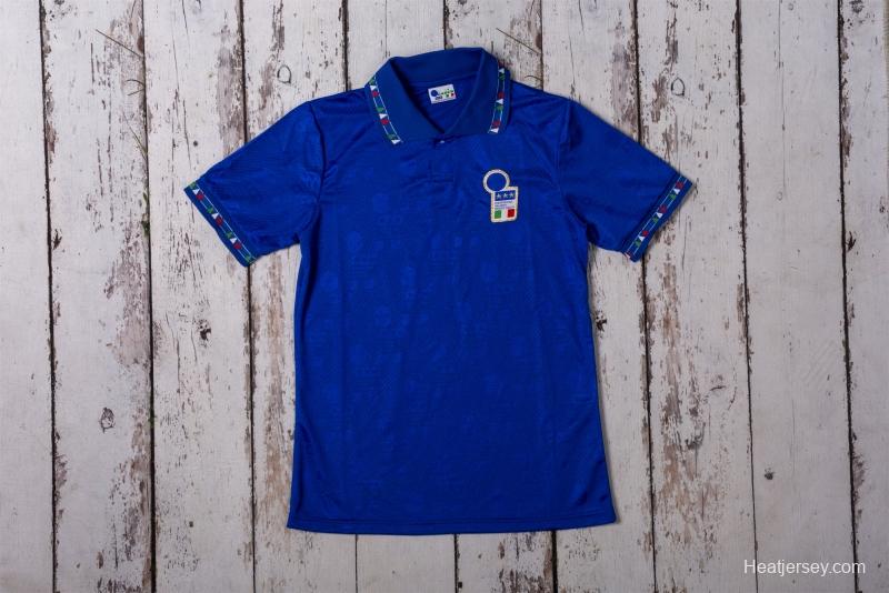 Retro 1994 Italy Home Soccer Jersey