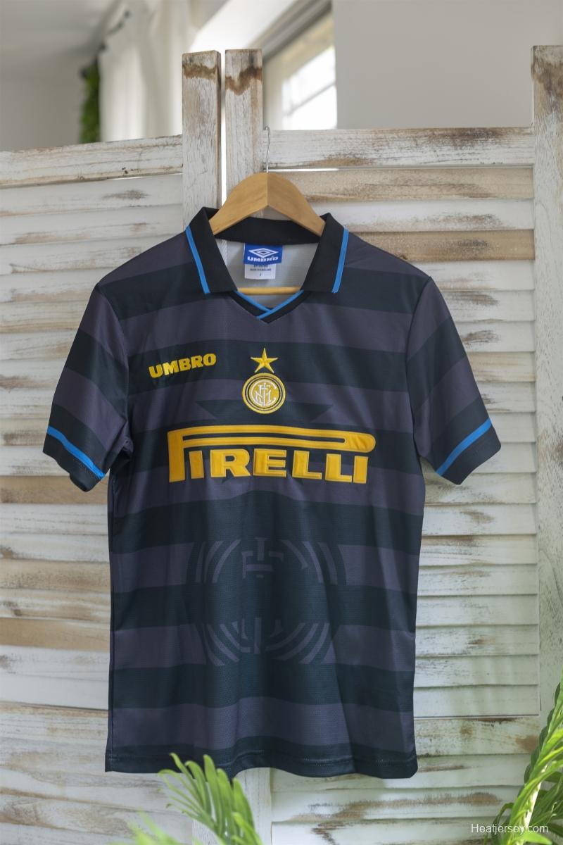 RETRO 97/98 Second Away Game Of Inter Milan Soccer Jersey