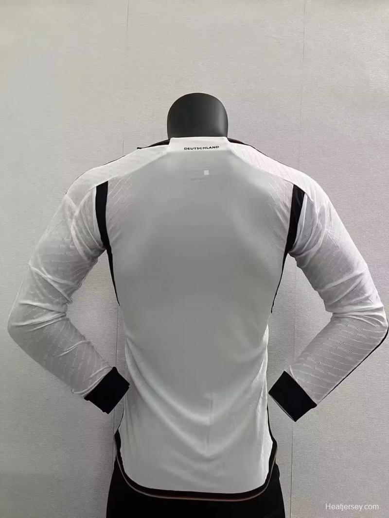 Player Vision 2022 Germany Home Long Sleeve Jersey