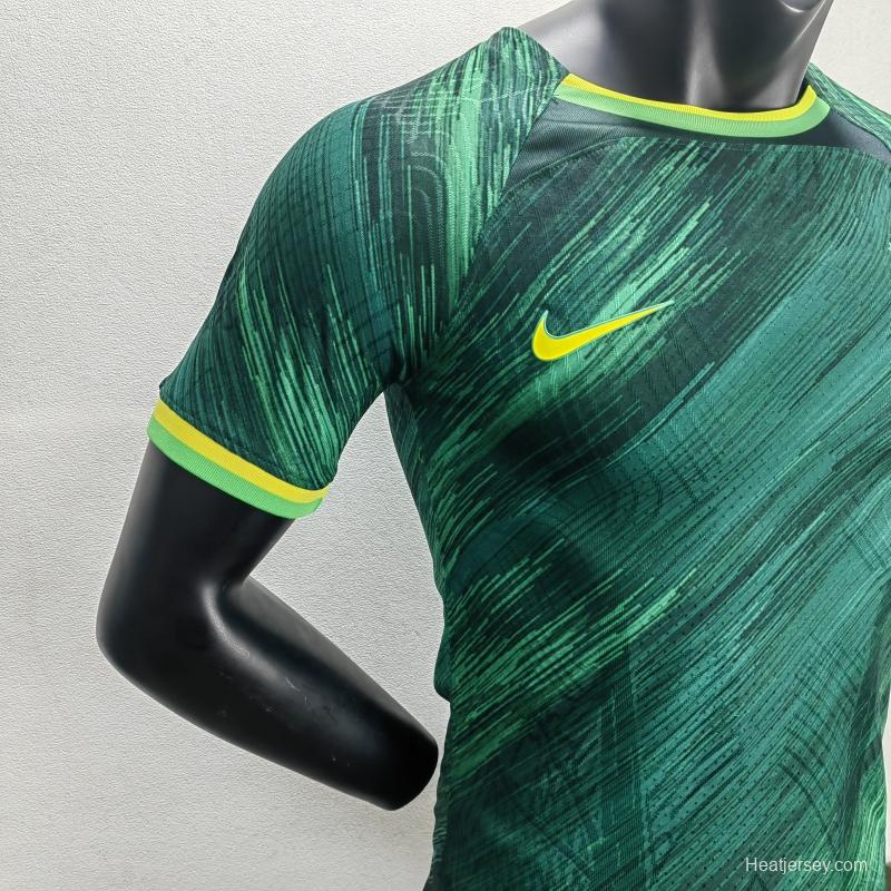 Player Version 2022 Brazil Green Special Jersey