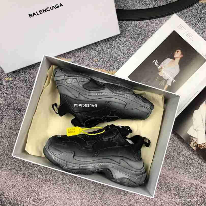 Men Balenciaga Triple-S Sneaker Black