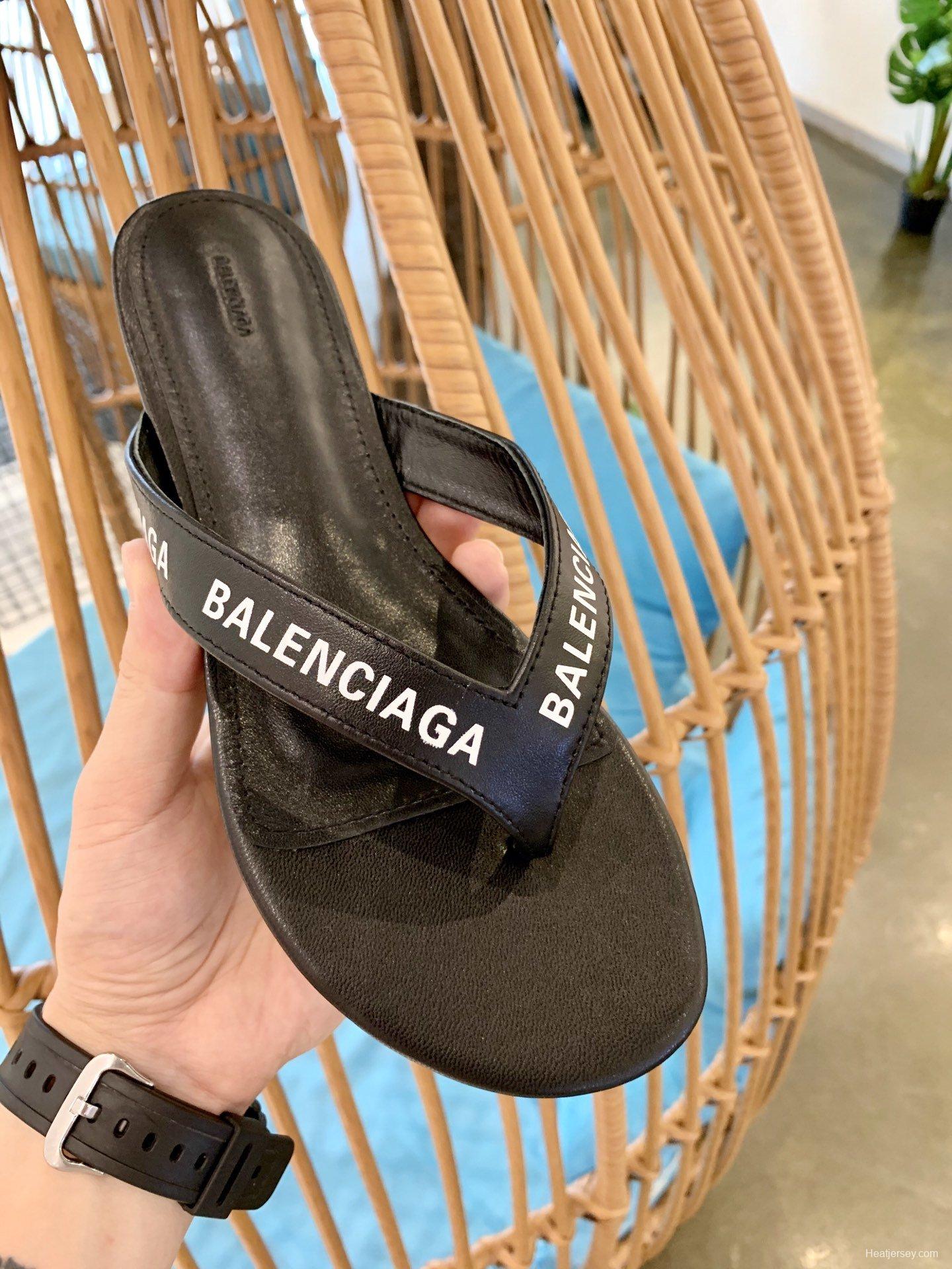 3 Color Men/Women Balenciaga Slipper White/Black/Silver