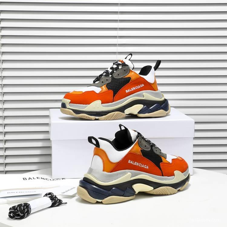 Men/Women Balenciaga Triple S Sneaker Orange Item 6380340