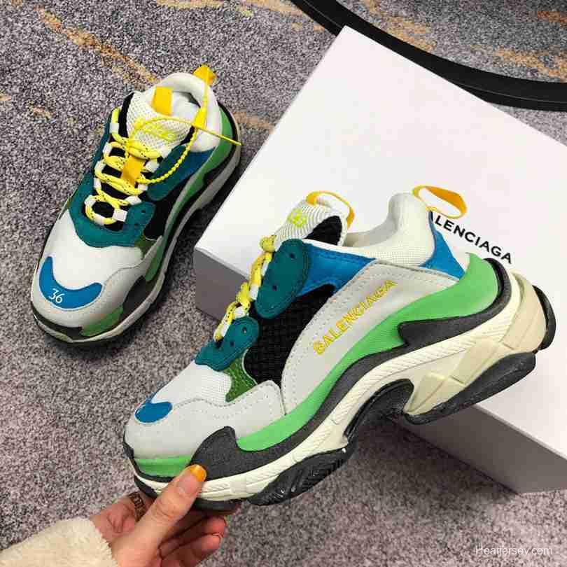 Men Balenciaga Triple-S Sneaker Green/Grey