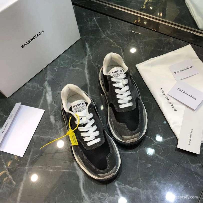 Men/Women Balenciaga Triple S Sneaker Dark Grey Item 6380340