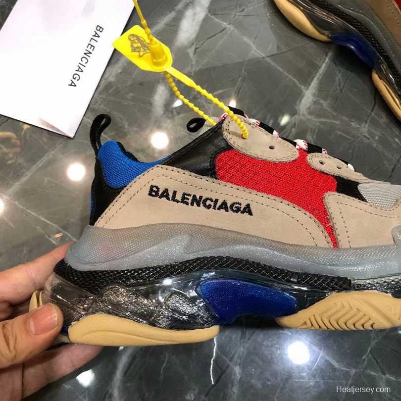 Men/Women Balenciaga Triple S Clear Sole Multi-Color Sneaker Item 6380380