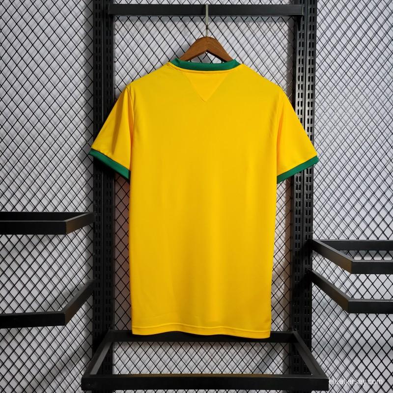 Retro 1970/1972 Brazil Home Jersey