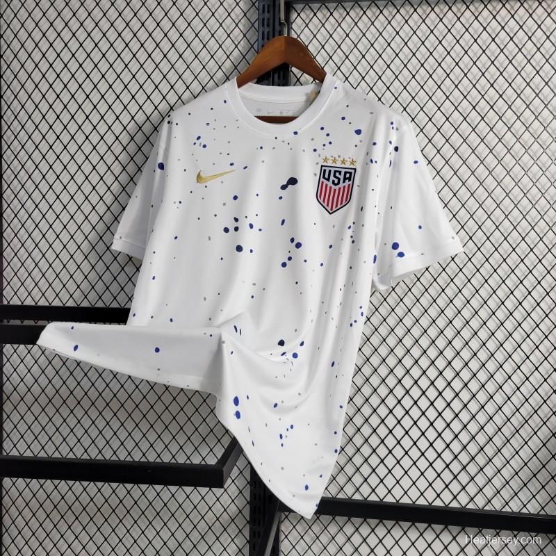 2023 USA White Training Jersey