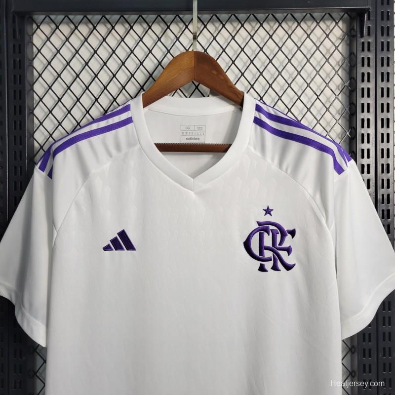 23-24 Flamengo Goalkeeper White Jersey