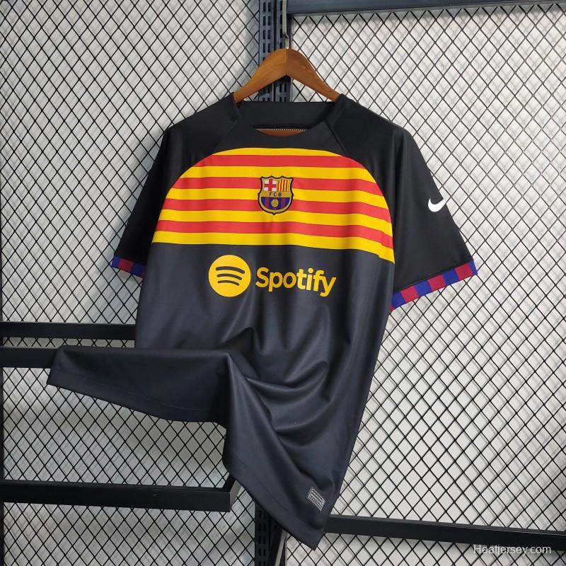 23-24 Barcelona Black Training Jersey