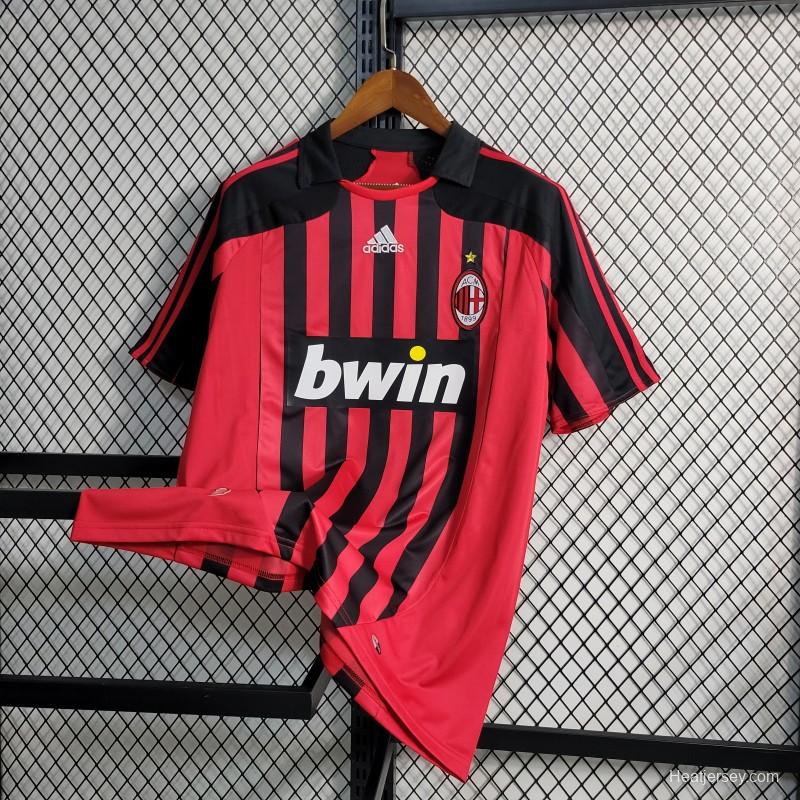 Retro 07-08 AC Milan Home Jersey