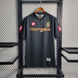 Retro 01-02 Juventus Away Black Soccer Jersey