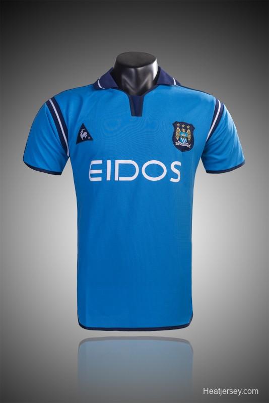 Retro 01/02 Manchester City Home Jersey