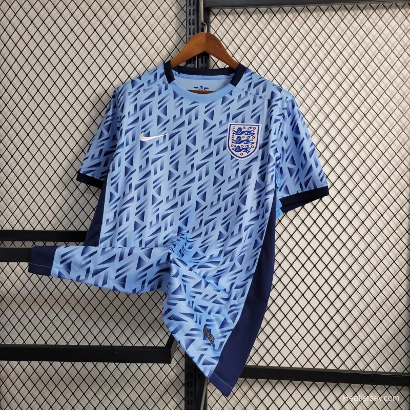 2023 England Away Blue Jersey