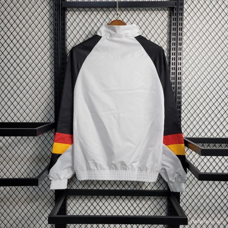 2023 Germany White Windbreaker