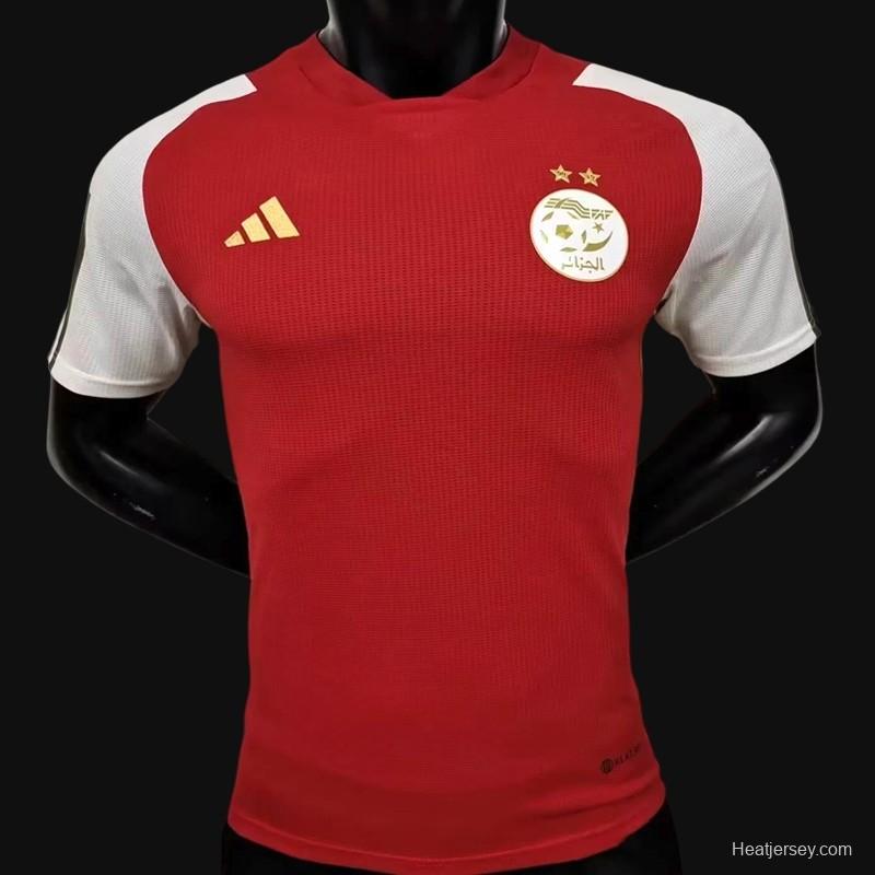 Player Version 23/24 Algeria Away Red Jersey