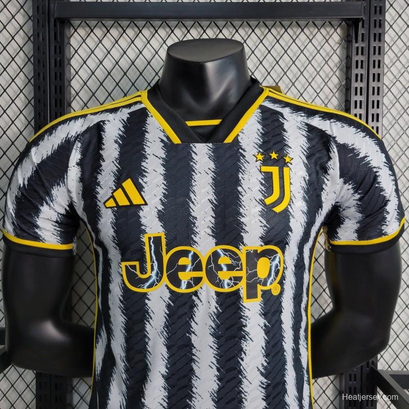 Player Version 23-24 Juventus Home Jersey