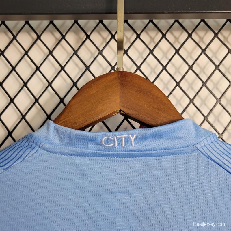 23-24 Kids Manchester City Home Jersey