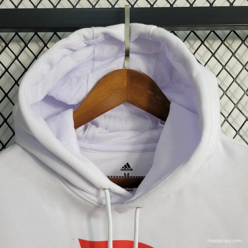 23-24 Flamengo White Hoodie