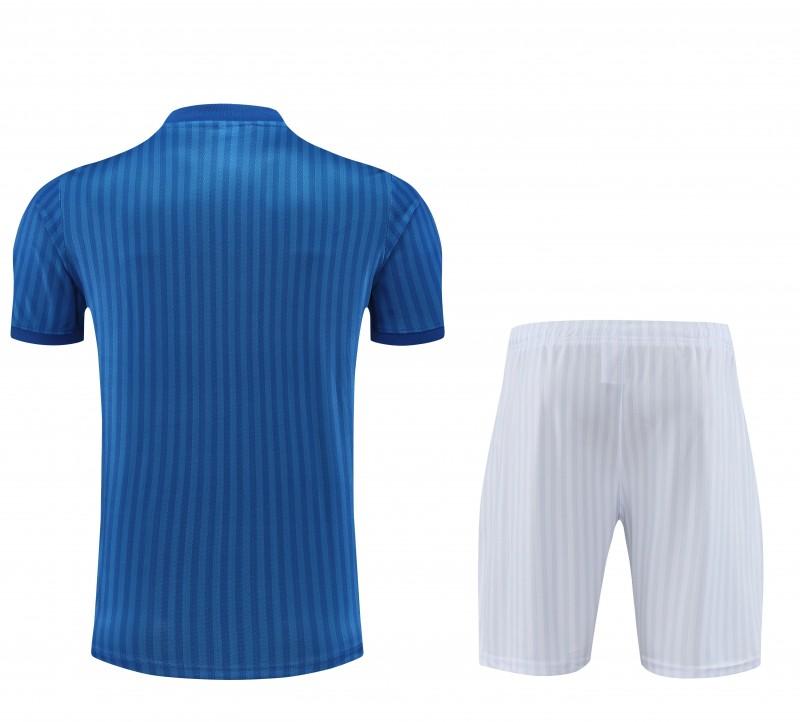 2023 Italy Blue Remake Icon Short Sleeve+Shorts