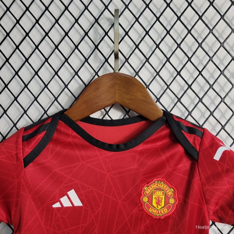 23-24 Baby Manchester United Home Jersey