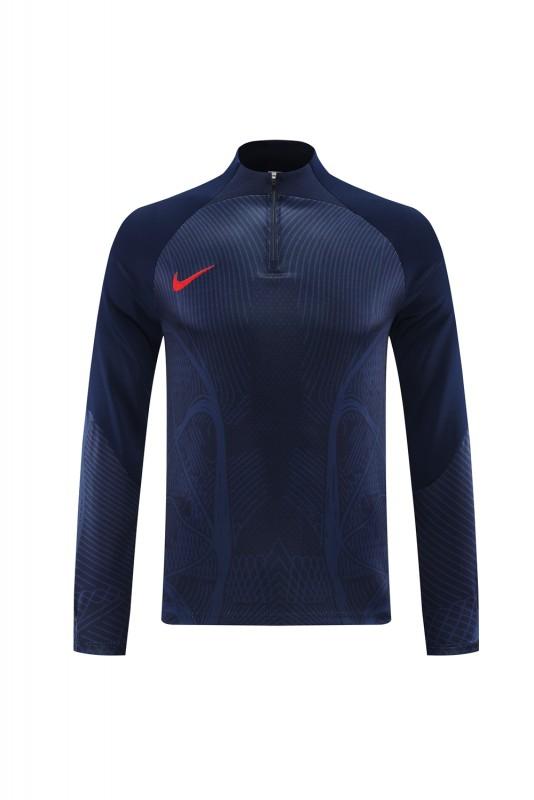 2024 Nike Navy Half Zipper Jacket+Pants