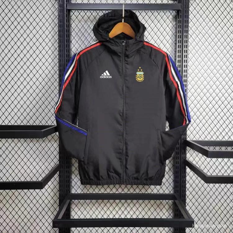 2024 Argentina Black Windbreaker