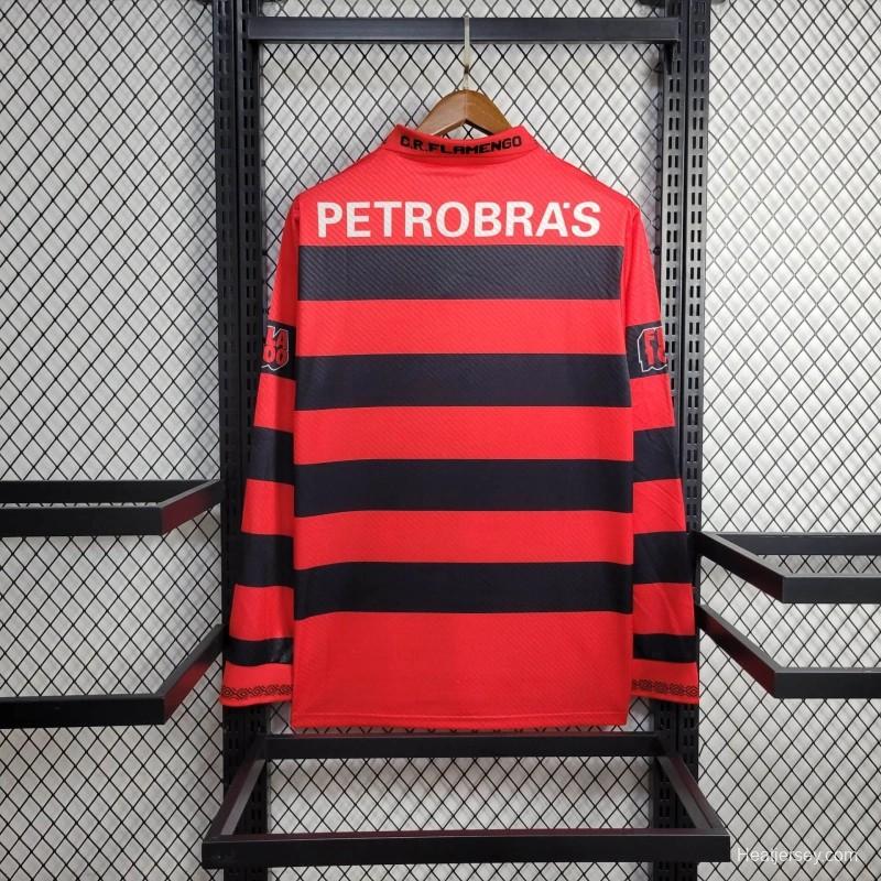 Retro 94/95 Flamengo Home Long Sleeve Jersey