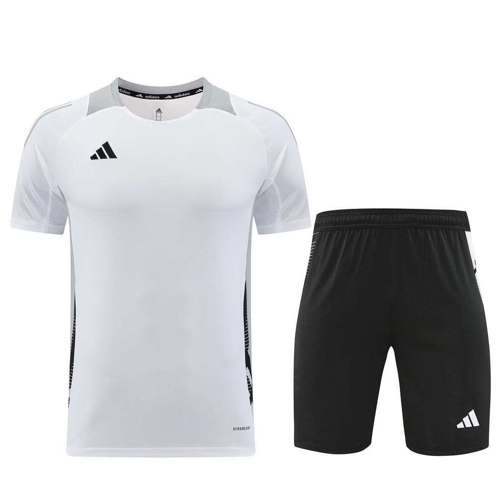 24/25 Adidas White Short Sleeve Jersey+Shorts