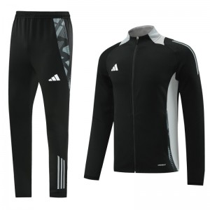 24/25 Adidas Black Full Zipper Jacket +Long Pants