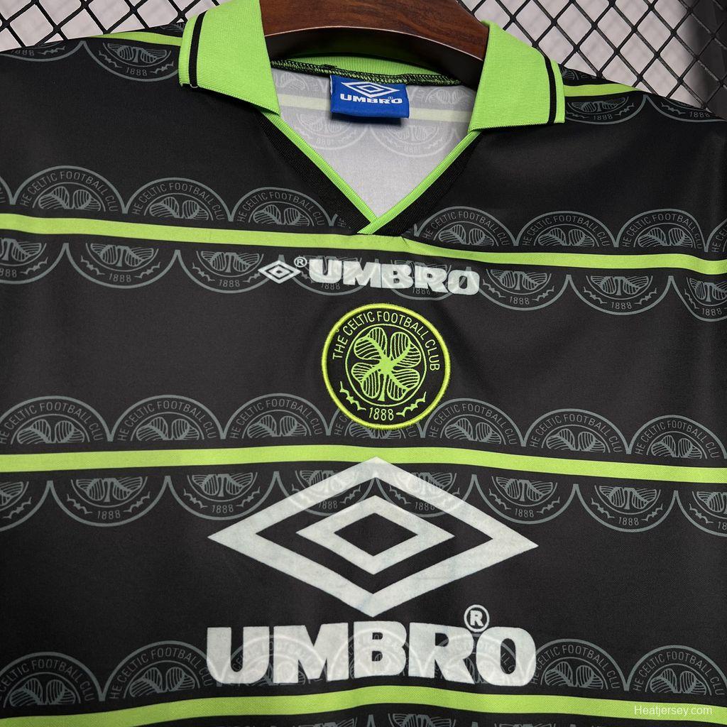 Retro 98/99 Celtic Away Black Jersey