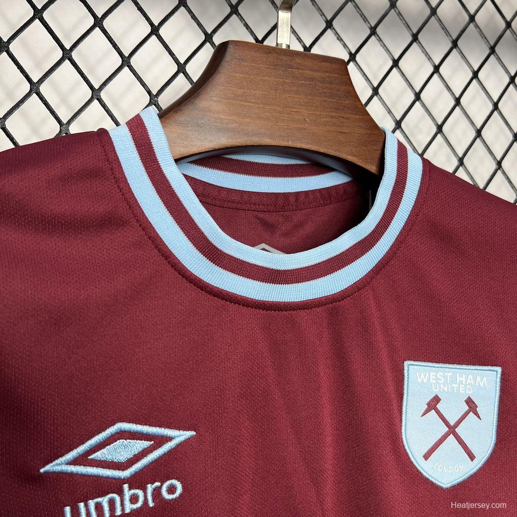 24/25 West Ham United Home Jersey