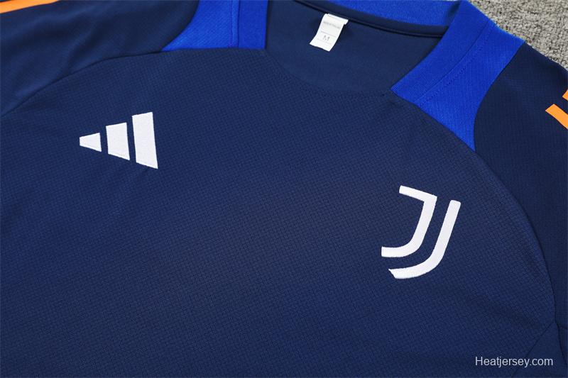 24/25 Juventus Navy Short Sleeve Jersey+Shorts