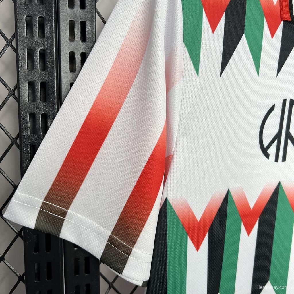 24/25 CD Palestino x Hypepeace White Jersey S-XXXXL