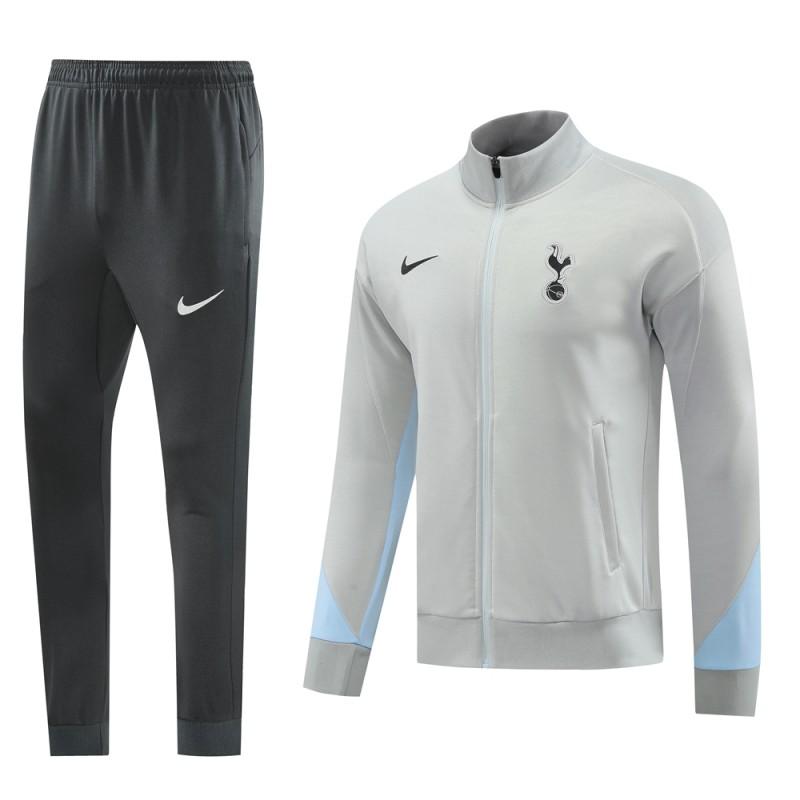 24/25 Tottenham Hotspur Grey Full Zipper Jacket +Long Pants