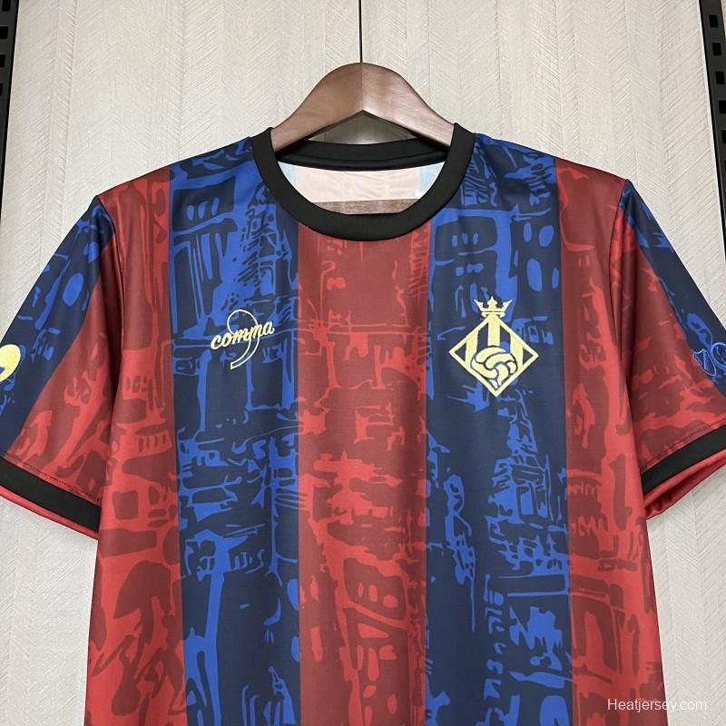 25/26 Barcelona Comma Football The Prince Special Jersey