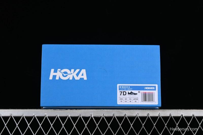 HOKA ONE ONE MACH 6 Flagship Racing Shoes with Carbon Plate Technology and Asymmetric Design - 1147790 BWHT