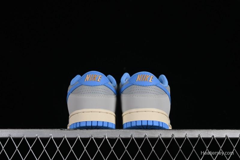 Nike Dunk Low SB "Athletic Department" Grey Blue Leather Skateboarding Shoes - FN7488-133