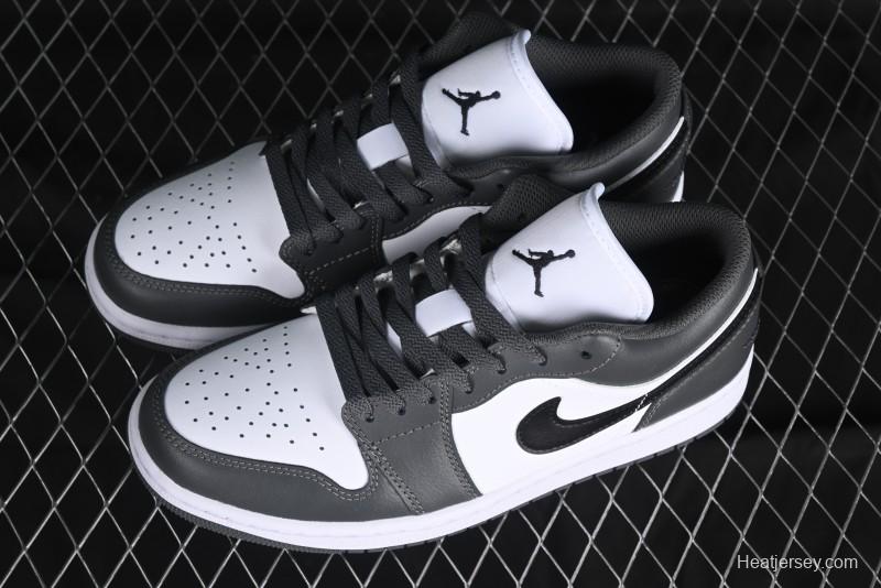 Nike Air Jordan 1 Low Iron Grey Casual Sneakers - 553558-152