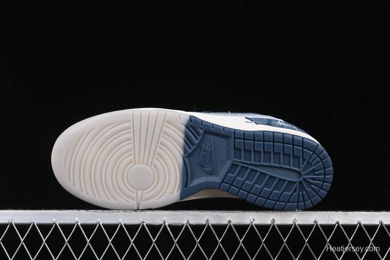 Nike SB Dunk Low Stussy Anniversary Custom Low-Top Casual Skate Shoes - DM6868-030