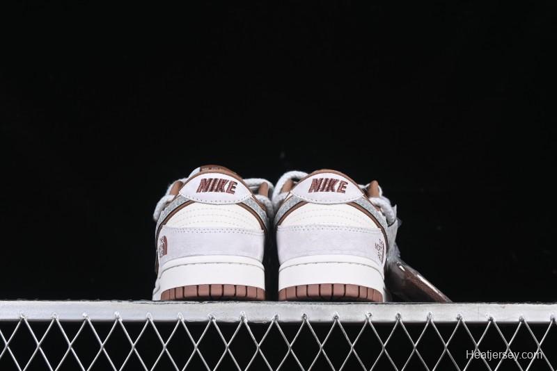 Nike SB Dunk Low The North Face x CDG Collaboration Anniversary Edition Custom Low-Top Casual Sneakers - XX3168-110