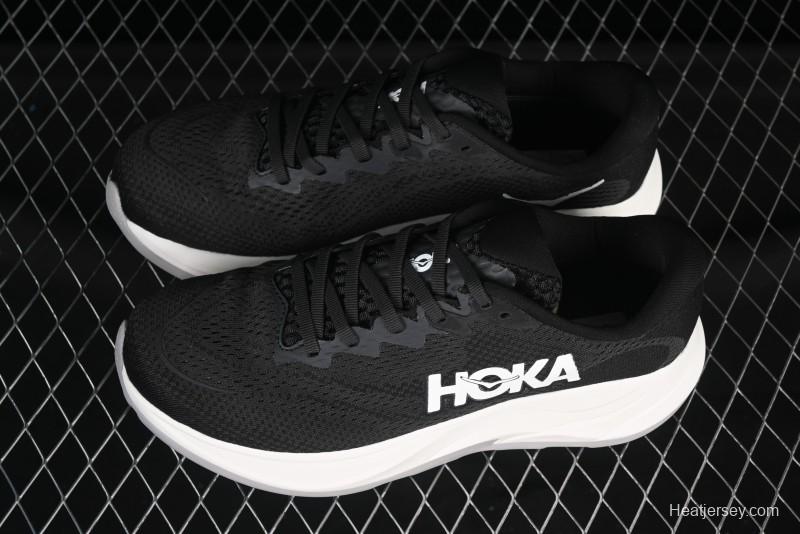 HOKA ONE ONE Rincon 4 Lightweight Breathable Knit Running Shoes - 1155131 BWHT