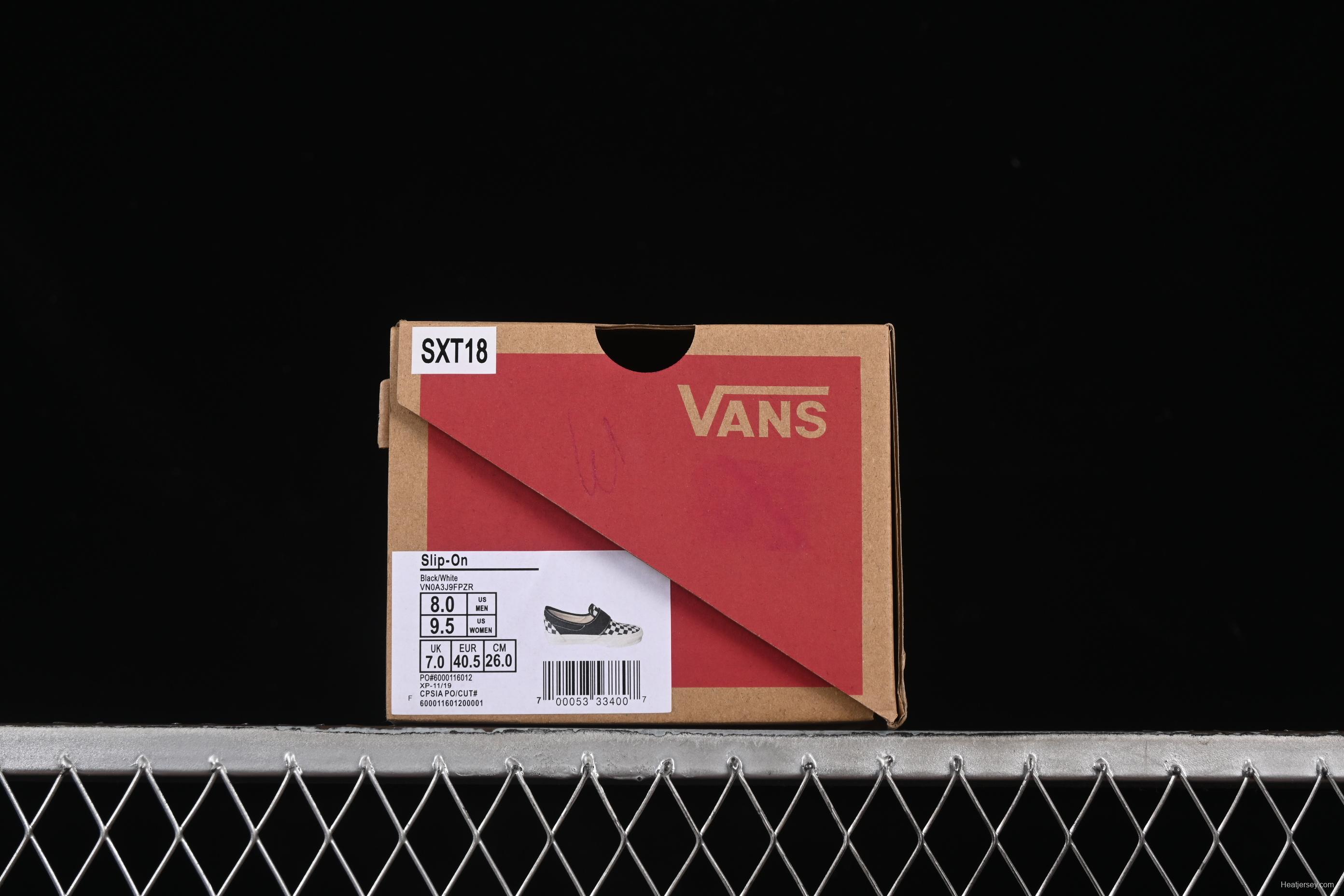 Vans Slip-On Classic Checkerboard Slip-On Casual Skate Shoes - VN0A3J9FPZR