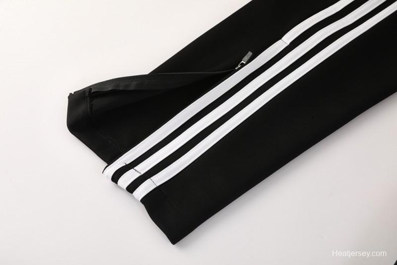 2025 Adidas Orange/Black Full Zipper Jacket +Long Pants